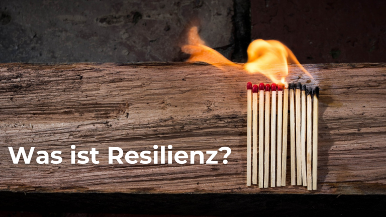Was ist Resilienz? Streichhölzer, Feuer, abbrennen